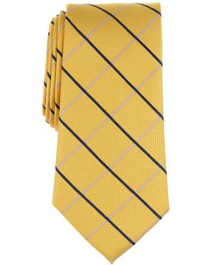 Club Room Corson Classic Grid Tie - Yellow