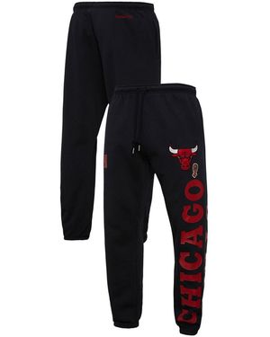 Mitchell & Ness Chicago Bulls Hardwood Classics Team Origins Pants - Black