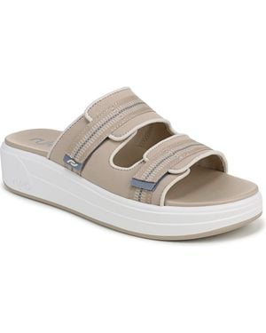 Ryka Viv Slide Sandals - Gray
