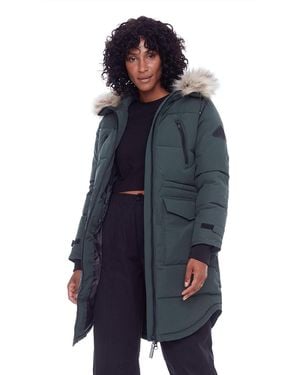 Alpine North Ukon | Drawstring Winter Parka - Blue
