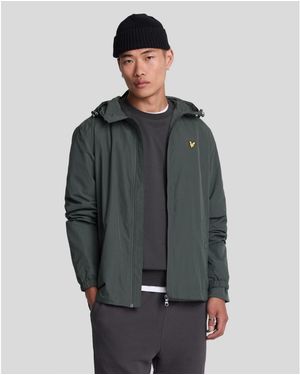 Lyle & Scott Water Resistant Hooded Jacket - Gray