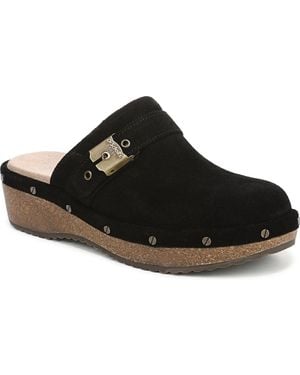 Dr. Scholls Original Flex Clog Round Toe Shoes - Black