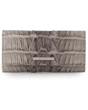 Brahmin Cordelia Textured Trifold Wallet - Gray