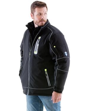Refrigiwear Big & Tall Extreme Weather Softshell Insulated Jacket - Black