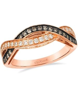 Le Vian Vanilla Diamond And Chocolate Diamond Ring (0.39 Ct. T.w. - Brown