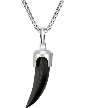 Bulova Sterling Silver Pendant Necklace - Multicolor