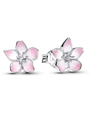 PANDORA Cherry Blossom Stud Earrings - Pink