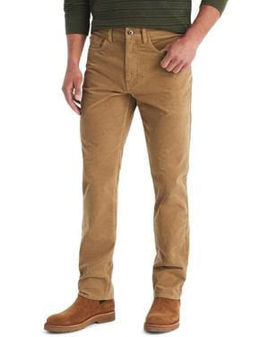 Nautica Stretch Straight-fit Corduroy Pants - Natural