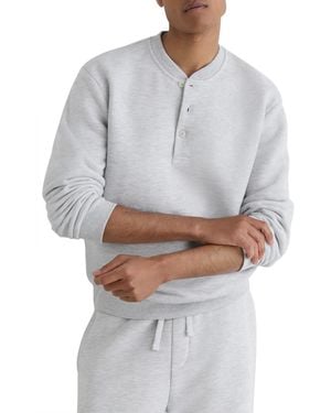 Reiss Harrison Henley Sweater - Gray