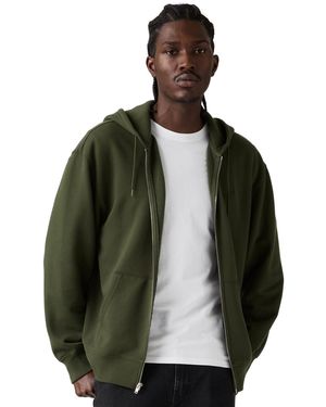 Levi's Fleece Relaxed-fit Zip-up Hoodie - Green