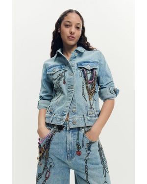 Desigual Denim Trucker Jacket - Blue