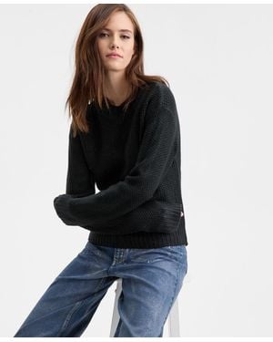 BarIII Shine Sweater - Black
