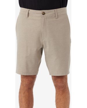 O'neill Sportswear Reserve Light Check 19 Shorts - Natural