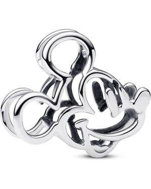 PANDORA Disney Mickey Mouse Openwork Charms - Metallic