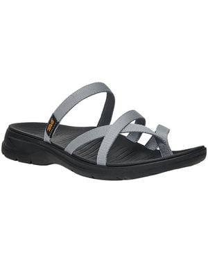 Teva Tirra Traveler Flip Flop Sandals - Black