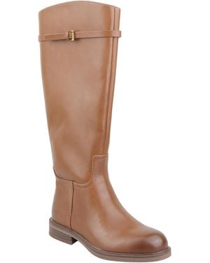 Giani Bernini Genniee Riding Round Toe Boots - Brown