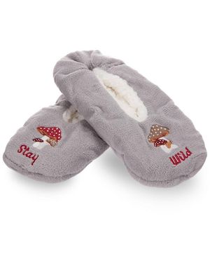 Memoi Stay Wild Slippers - Gray