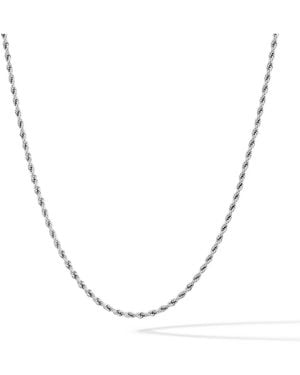 Vincero Rope Necklace - Metallic
