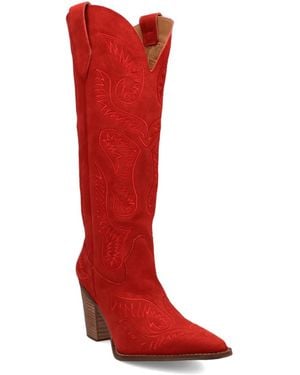 Dingo The Duke Leather Boot - Red