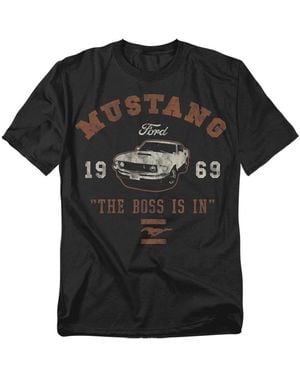 Mustang Logovision The Boss Is In T-shirt - Black