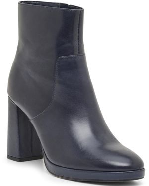 Vince Camuto Laylei Platform Block Heel Booties - Blue