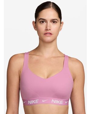 Nike Indy High Support Padded Adjustable Sports Bra - Purple