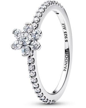 PANDORA Sparkling Flower Ring - White