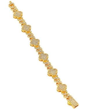 SOH The Small Clover Tennis Bracelet - Metallic