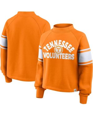 Fanatics Tennessee Volunteers Oversized Hometown Premium Punt Coverage Raglan Pullover Sweatshirt - Orange