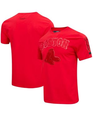 Pro Standard Boston Sox Classic Triple T-shirt - Red