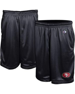 Champion San Francisco 49ers Classic Mesh Shorts - Black
