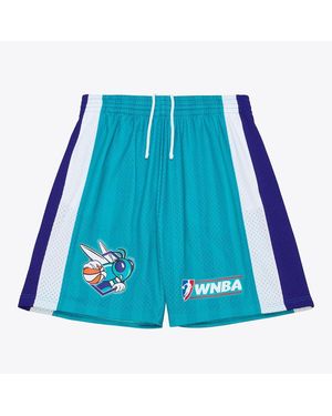 Mitchell & Ness Charlotte Sting 2001 Court Origins Swingman Shorts - Blue