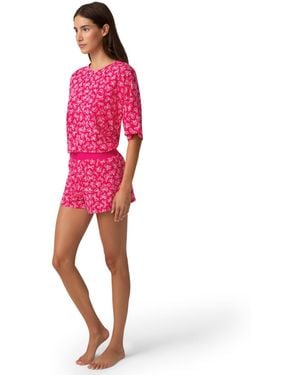 Hue Put A Bow On It Pj Set - Pink