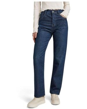 G-Star Viktoria High Straight Jeans - Blue