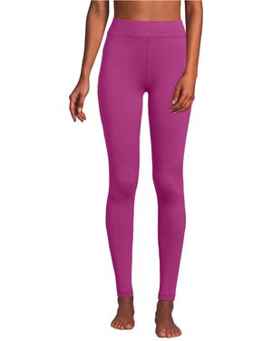 Lands' End Baselayer Cozy Thermaskin Pants - Pink