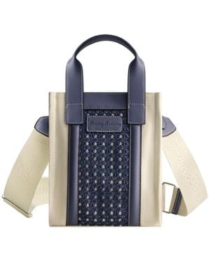 Tommy Bahama Woven North-south Tote - Blue