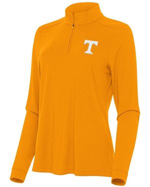 Antigua Tennessee Volunteers Intent Quarter-zip Top - Orange