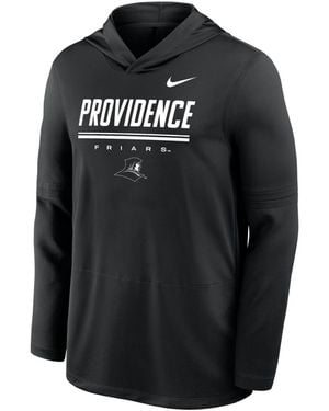 Nike Pure Fury Sideline Dri-fit Pullover Hoodie - Black
