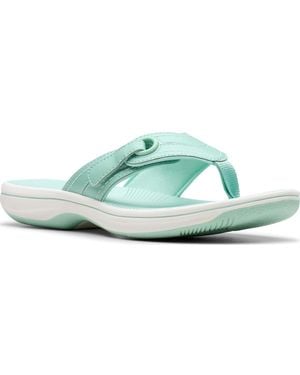 Clarks Cloudsteppers Breeze Reyna Sandals - Green