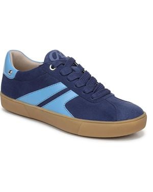 Naturalizer Medina Round Toe Lace Up Sneakers - Blue