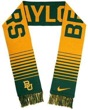 Nike And Baylor Bears Rivalry Local Verbiage Scarf - Yellow