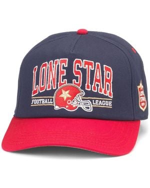 American Needle Lone Star Roscoe Lone Star Football Adjustable Hat - Red