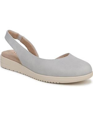 Naturalizer Idea-dorsay Slingback Flats - White