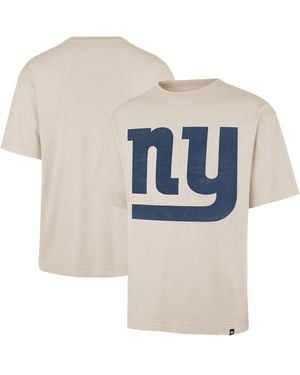 '47 New York Giants Bouldering Imprint Ravine Foundation Throwback T-shirt - Blue