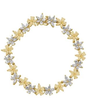 Arabella Yellow & White Cubic Zirconia Bracelet - Metallic