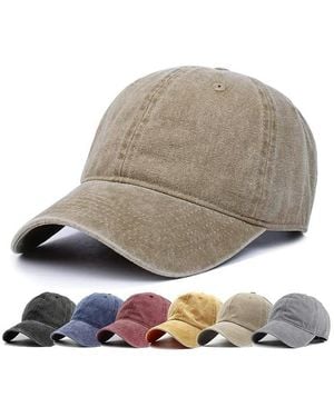 FURLING Washed Distressed Twill Cotton Baseball Cap - Gray