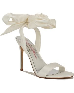 Nine West Mmonroe Round Toe Dress Sandals - White