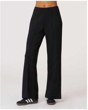 Rebody Active Rebody Madison Pintuck Wide Leg Scuba Pant 30" - Blue