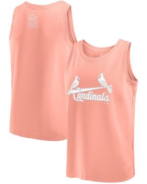 Fanatics St. Louis Cardinals Elements Scoop-neck Sleeveless Tank Top - Pink