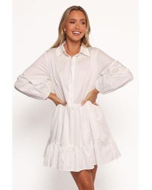 Petal & Pup Carlotta Long Sleeve Mini Dress - Black